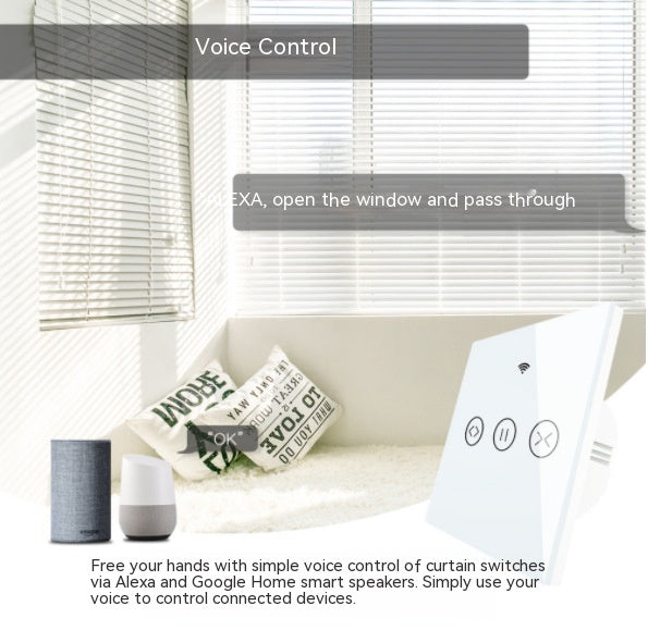 WIFI Smart Touch Curtain - Effortless Smart Home Control
