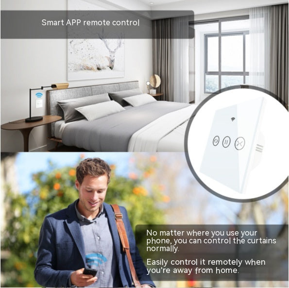 WIFI Smart Touch Curtain - Effortless Smart Home Control