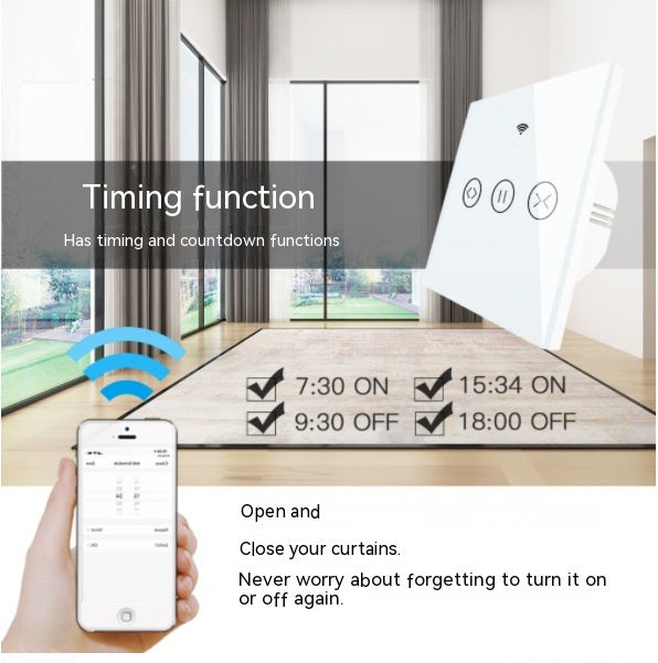 WIFI Smart Touch Curtain - Effortless Smart Home Control