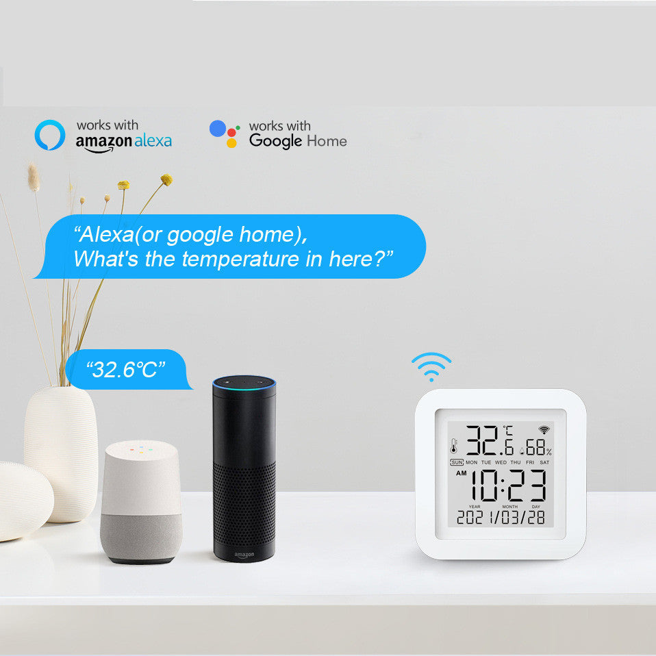WIFI Temperature & Humidity Sensor - Smart Home Climate Control
