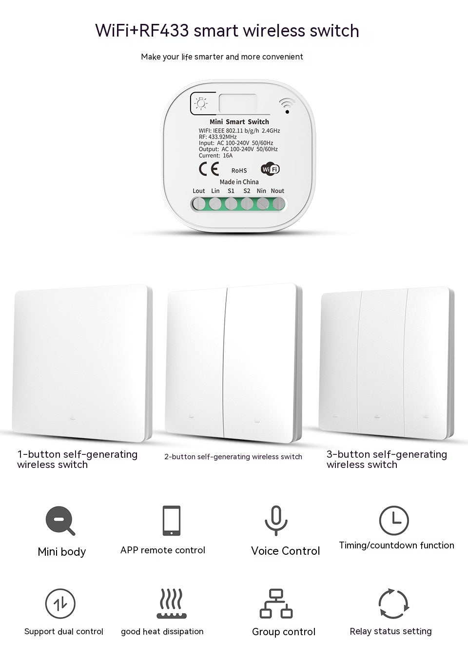 Wifi Smart Alexa Voice Control - Hands-Free Home Automation