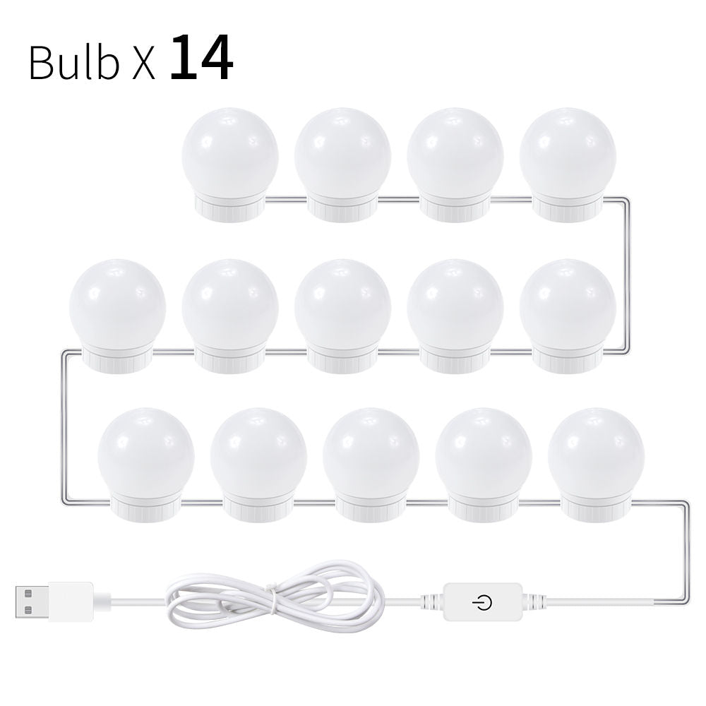 14 pcs LED mirror lights