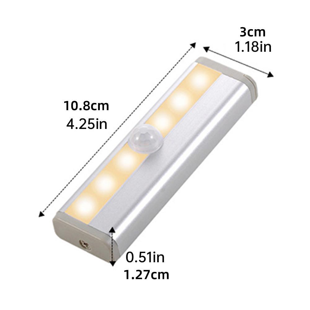 6 led lamp size