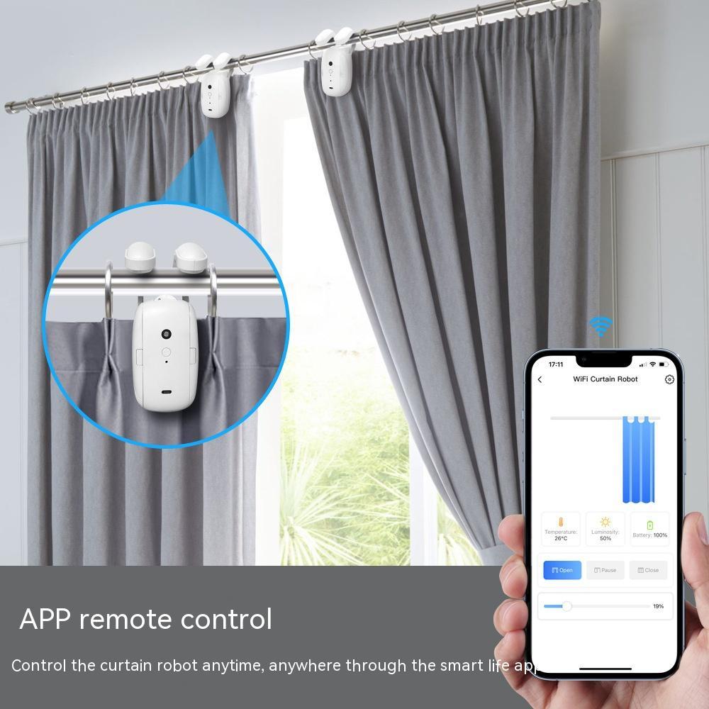 Wifi Curtain robot - Smart Control For Any Curtain
