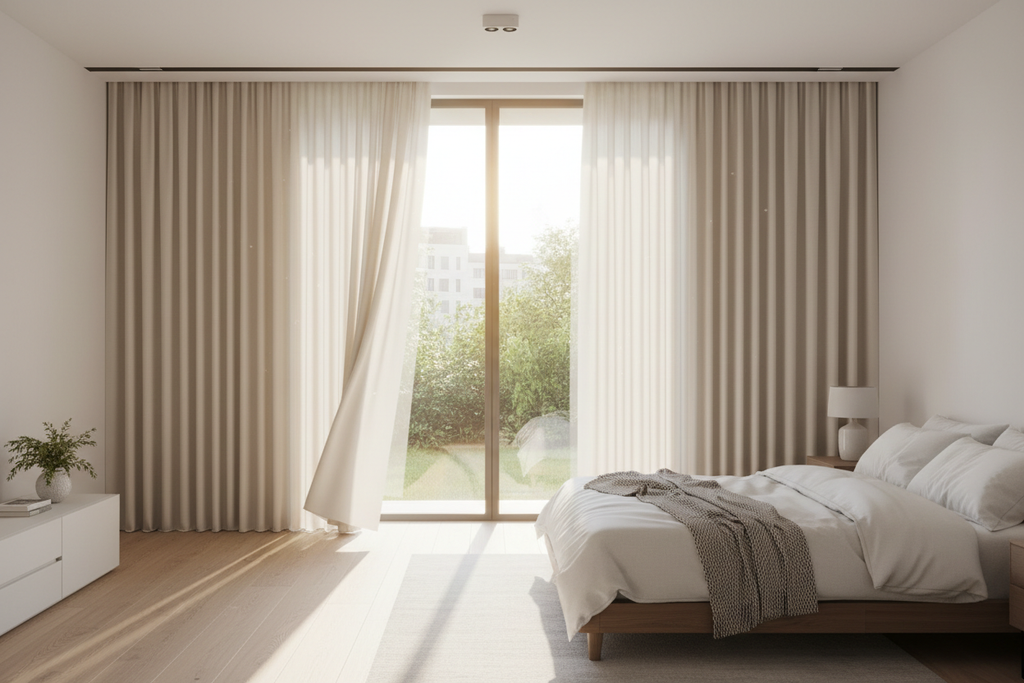 Smart Curtain opens automatically